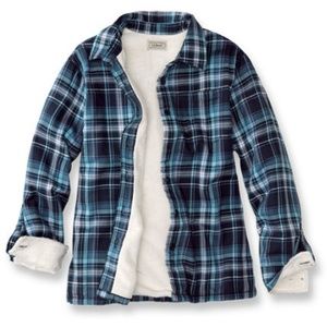 LL Bean Fleece-Lined Flannel